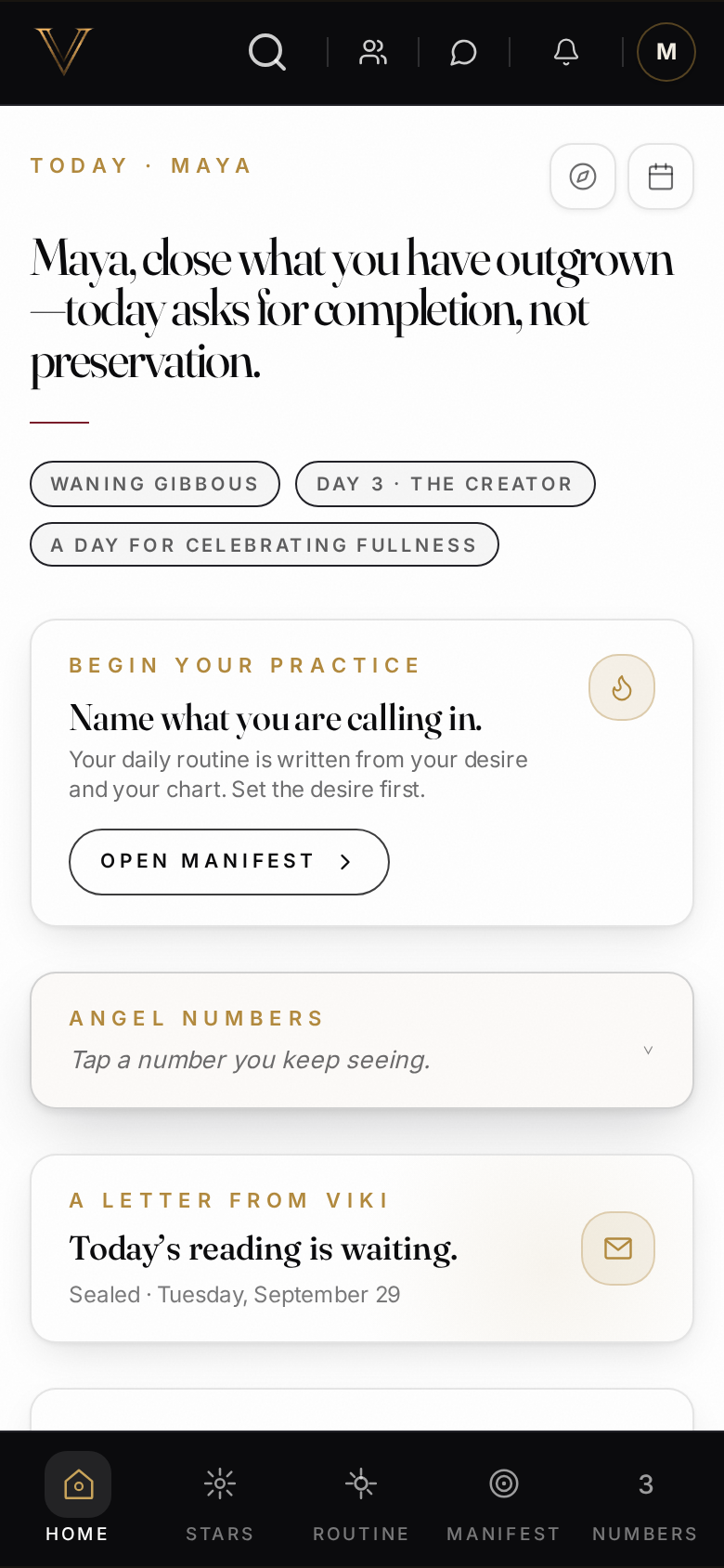 Chart-to-action, every morning